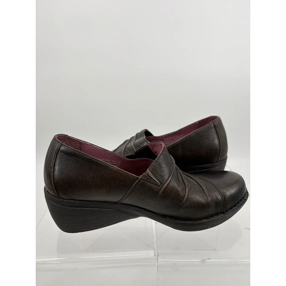 Dansko Aimee Shoes Size 37/US‎ 7 Slip On Wedge Pumps Comfortable Durable Sole.